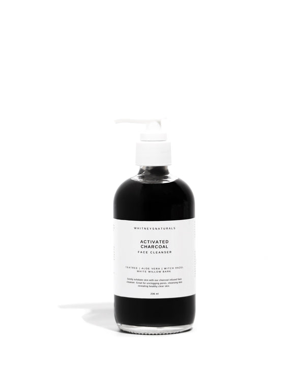 Activated Charcoal Face Cleanser - WHITNEYSNATURALS